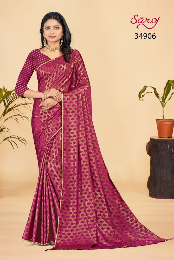 Rasberry By Saroj Color Set Party Wear Sarees Catalog